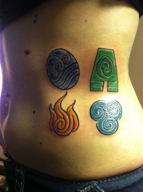 avatar tattoo|avatar 4 elements tattoo.